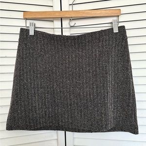 Express Tweed Chevron Mini Skirt